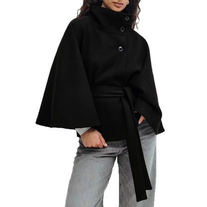 Manteau Silhouette Libre Ceinturé